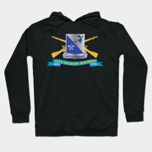 66th Infantry Regiment - DUI w Br - Ribbon X 300 Hoodie